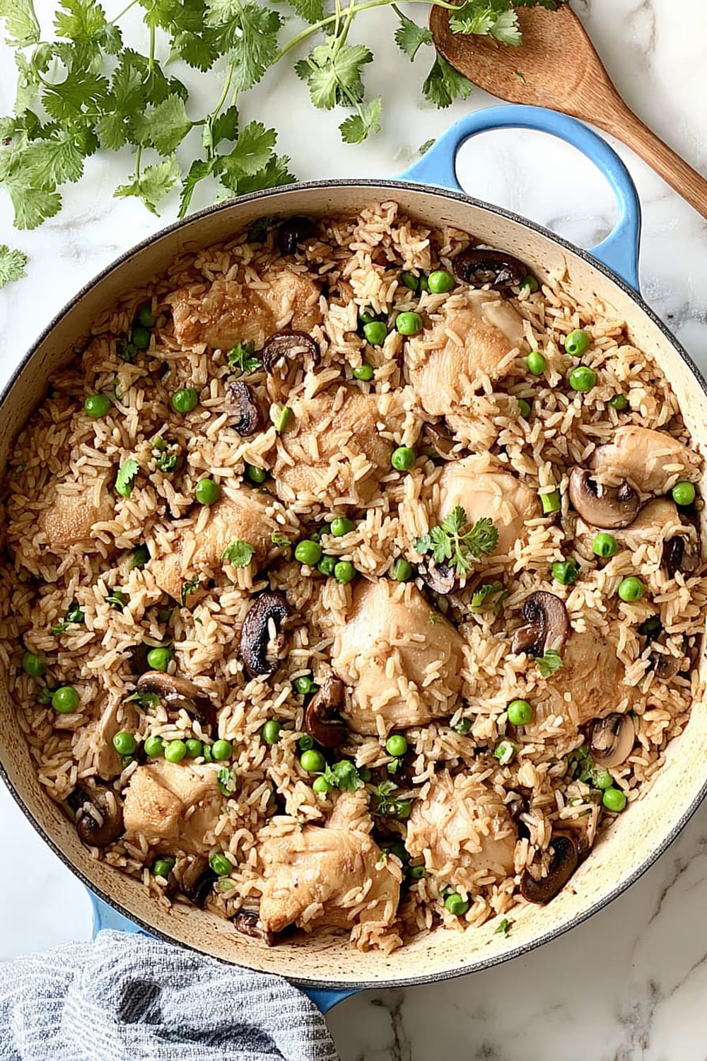 Miso-Ginger Chicken and Rice Skillet