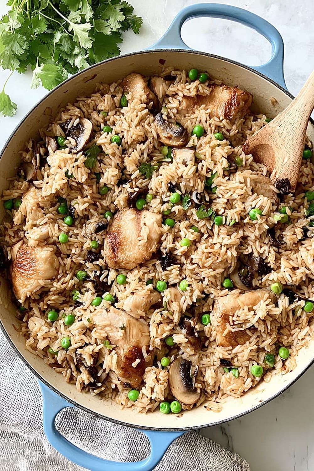 Miso-Ginger Chicken and Rice Skillet