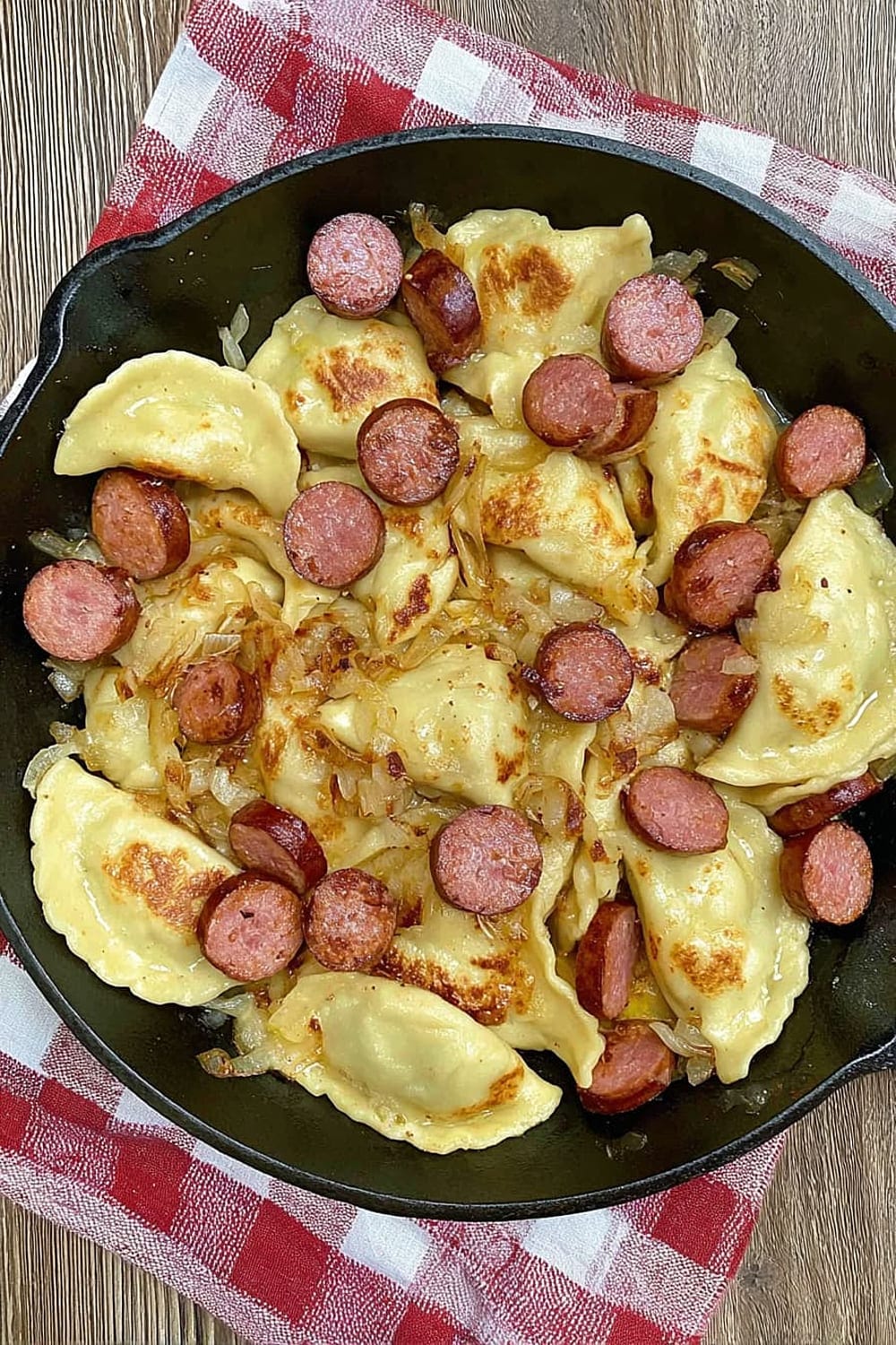 Pierogies and Kielbasa