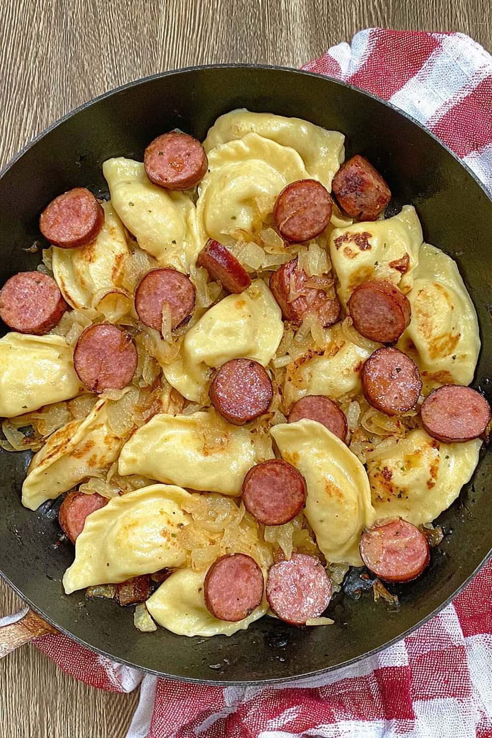 Pierogies and Kielbasa