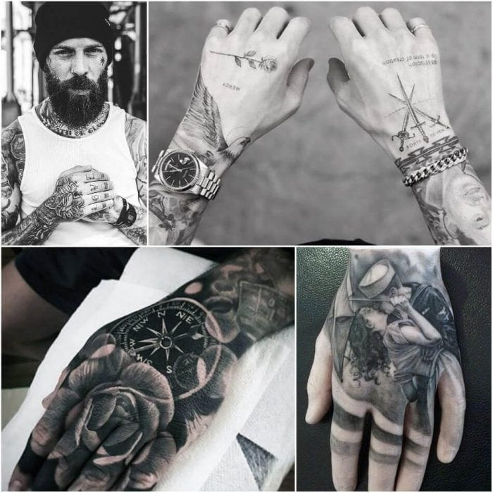 **Bold Statement Hand Tattoos That Command Attention** 🖤

Intricate storytelling unfolds across these powerful hand pieces, where nautical compasses guide the way alongside delicate roses and meaningful script. The contrast between the detailed botanical elements and geometric compass designs creates a stunning visual narrative that speaks to both adventure and beauty. These aren't just tattoos—they're wearable art that transforms everyday gestures into moments of self-expression.