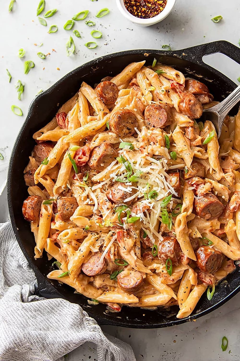 Skillet Sausage Pasta