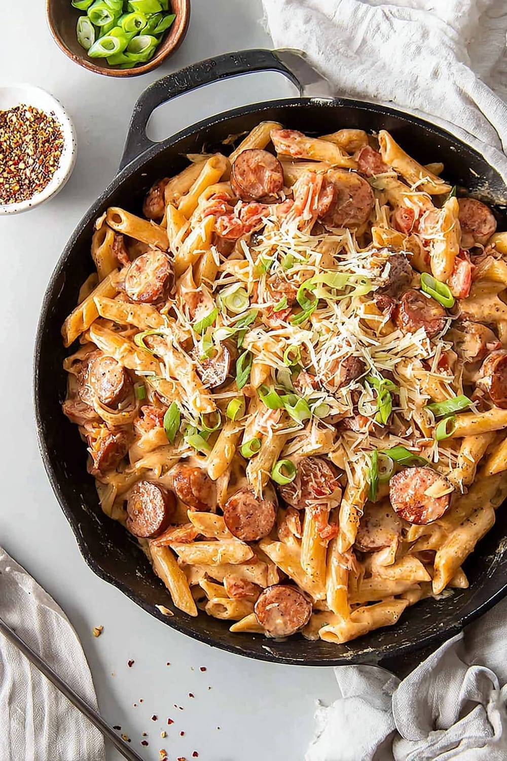 Skillet Sausage Pasta