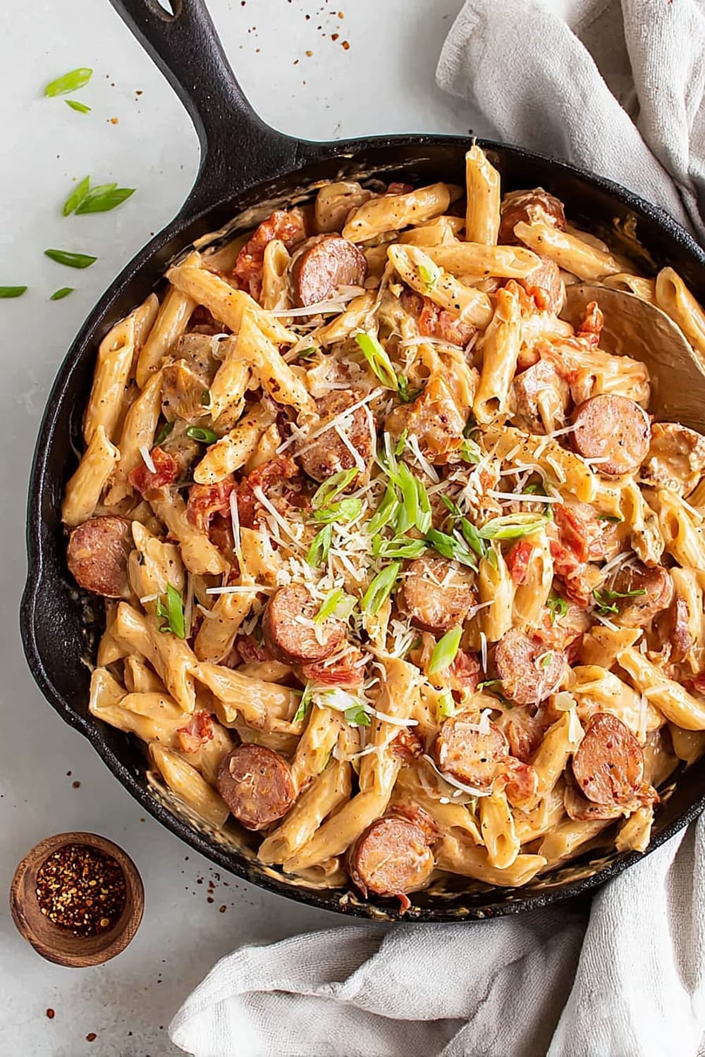 Skillet Sausage Pasta