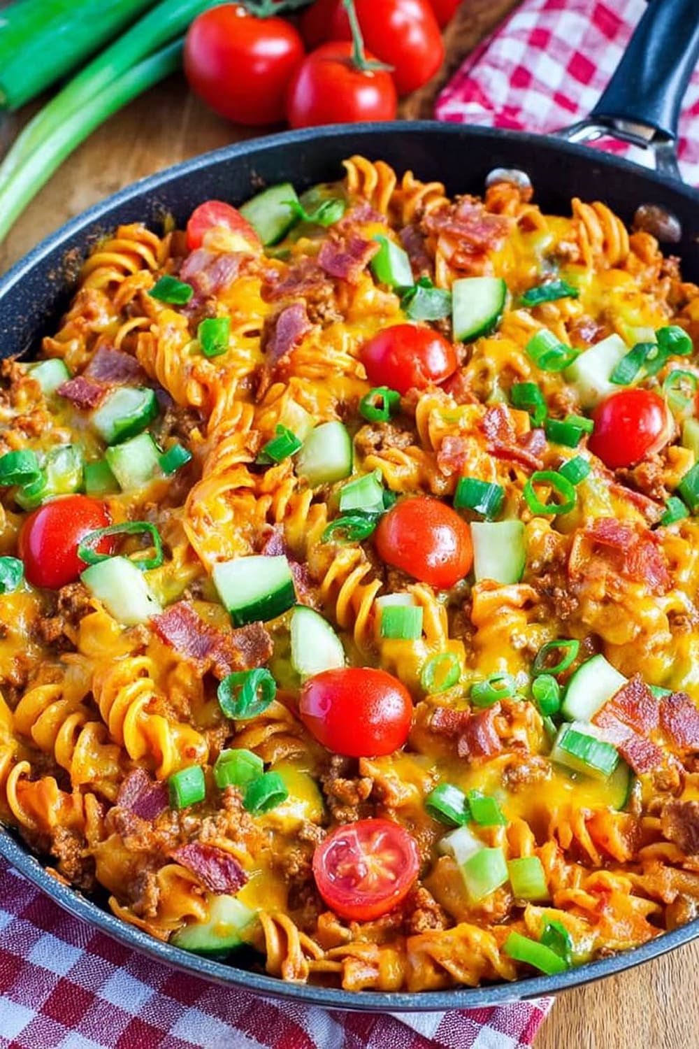One Pot Bacon Cheeseburger Casserole