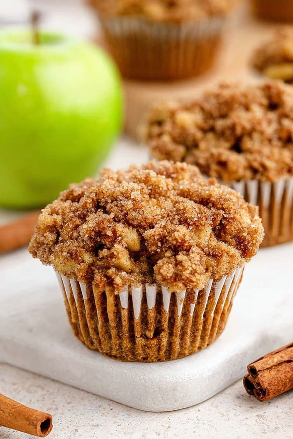 Healthy Cinnamon Apple Muffins
