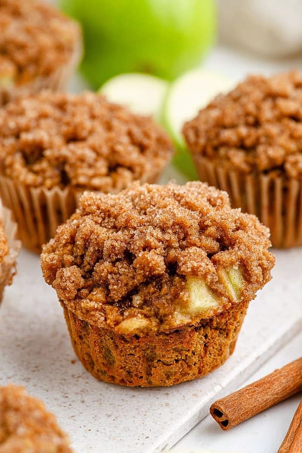 Healthy Cinnamon Apple Muffins
