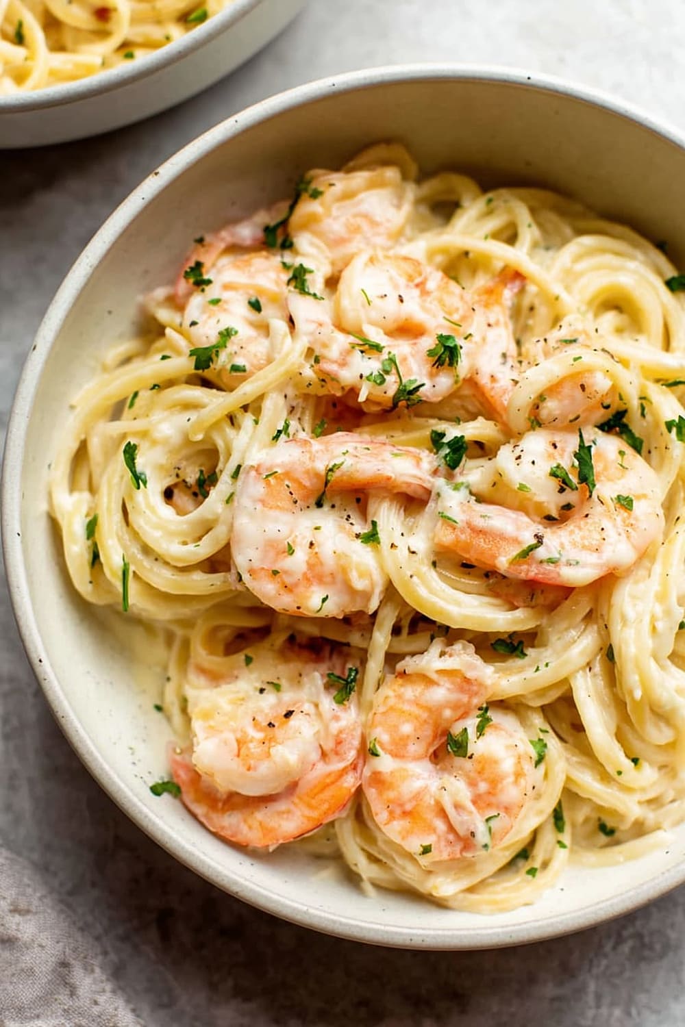 Creamy Lemon Shrimp Pasta