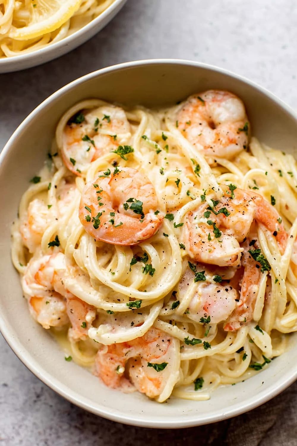 Creamy Lemon Shrimp Pasta
