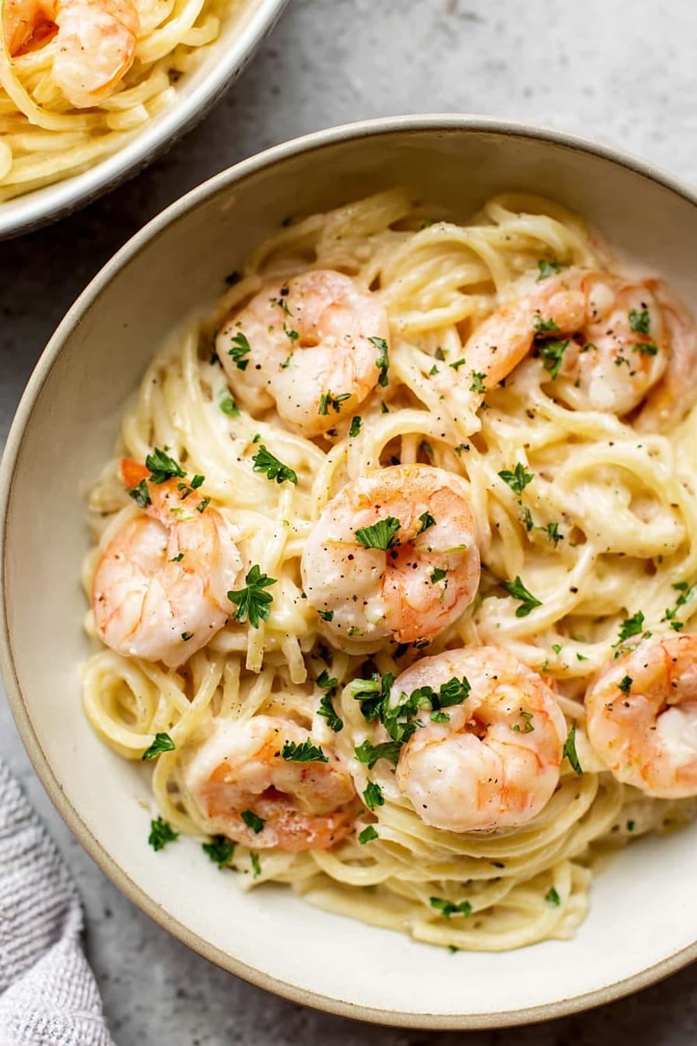 Creamy Lemon Shrimp Pasta