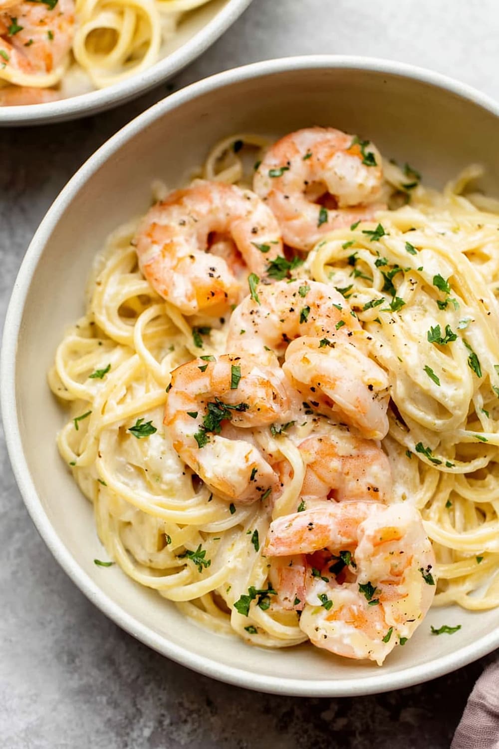 Creamy Lemon Shrimp Pasta