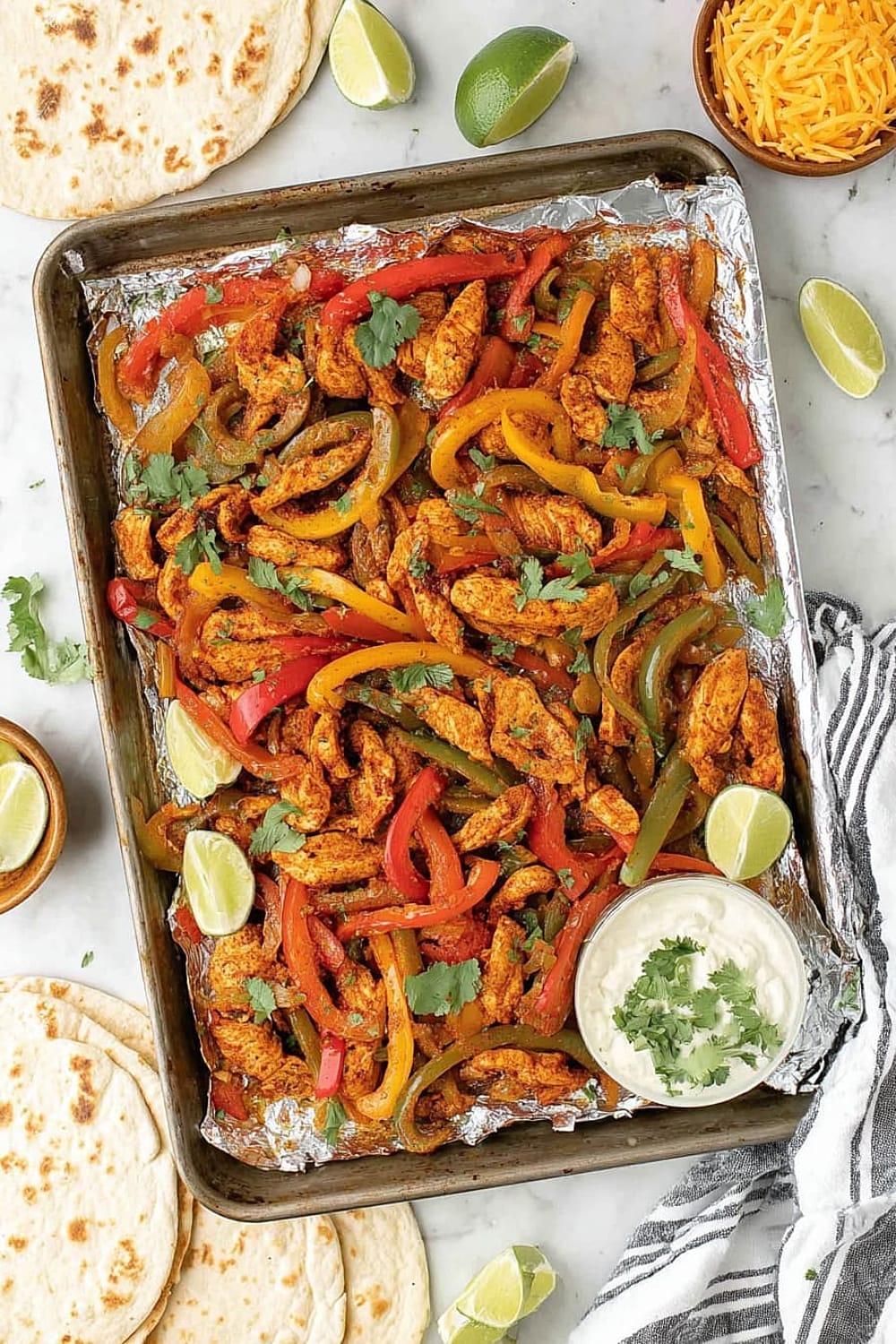 Sheet Pan Chicken Fajitas