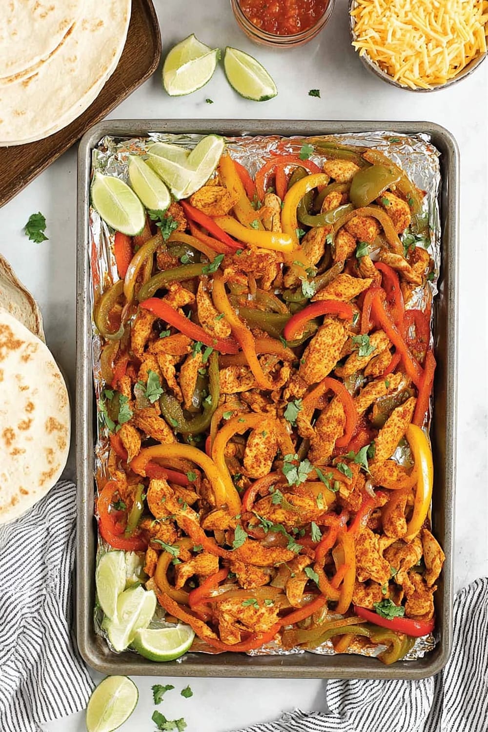 Sheet Pan Chicken Fajitas