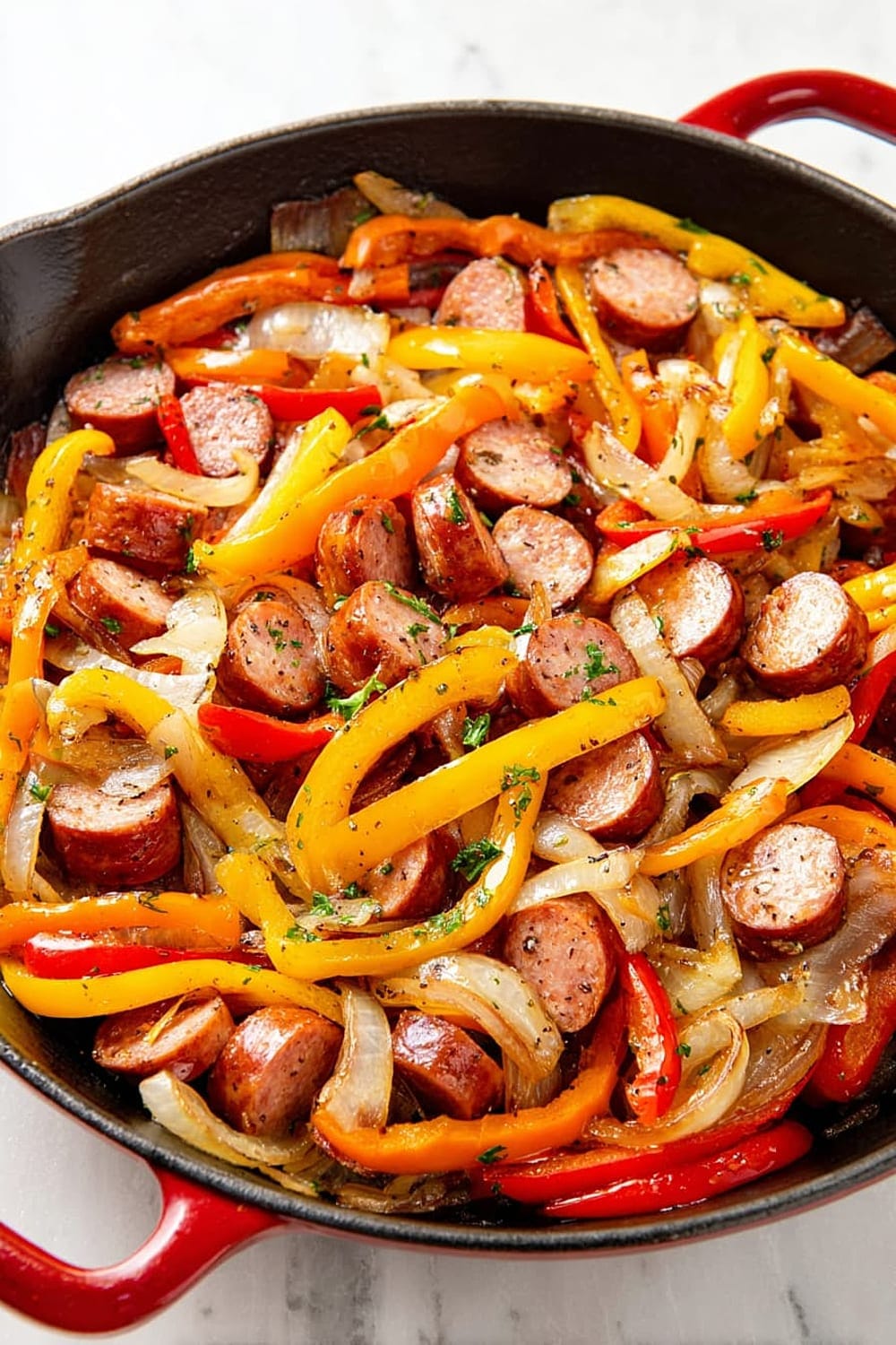 Sausage and Peppers Skillet
