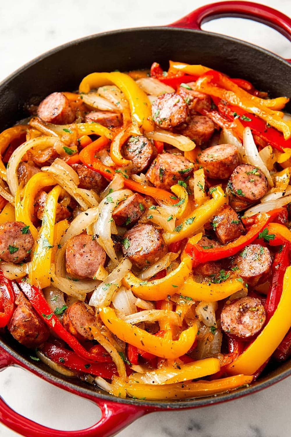 Sausage and Peppers Skillet