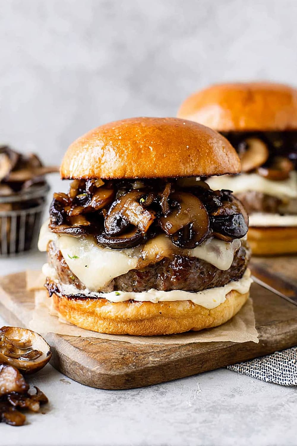 Mushroom Swiss Burger