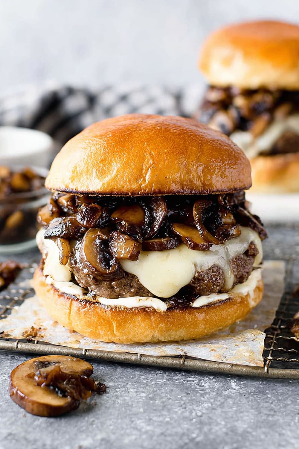 Mushroom Swiss Burger