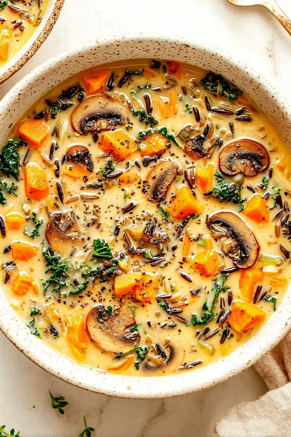 Cozy Autumn Wild Rice Soup