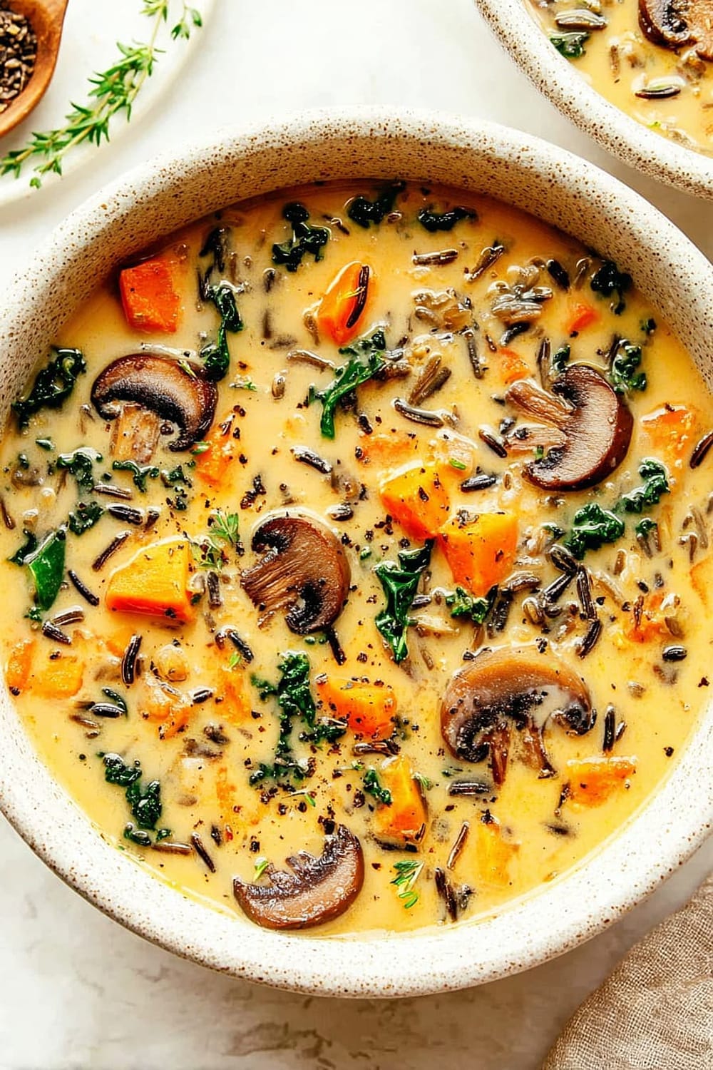 Cozy Autumn Wild Rice Soup