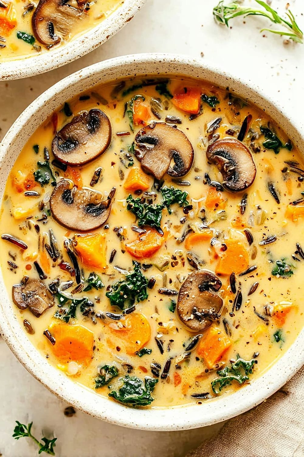 Cozy Autumn Wild Rice Soup