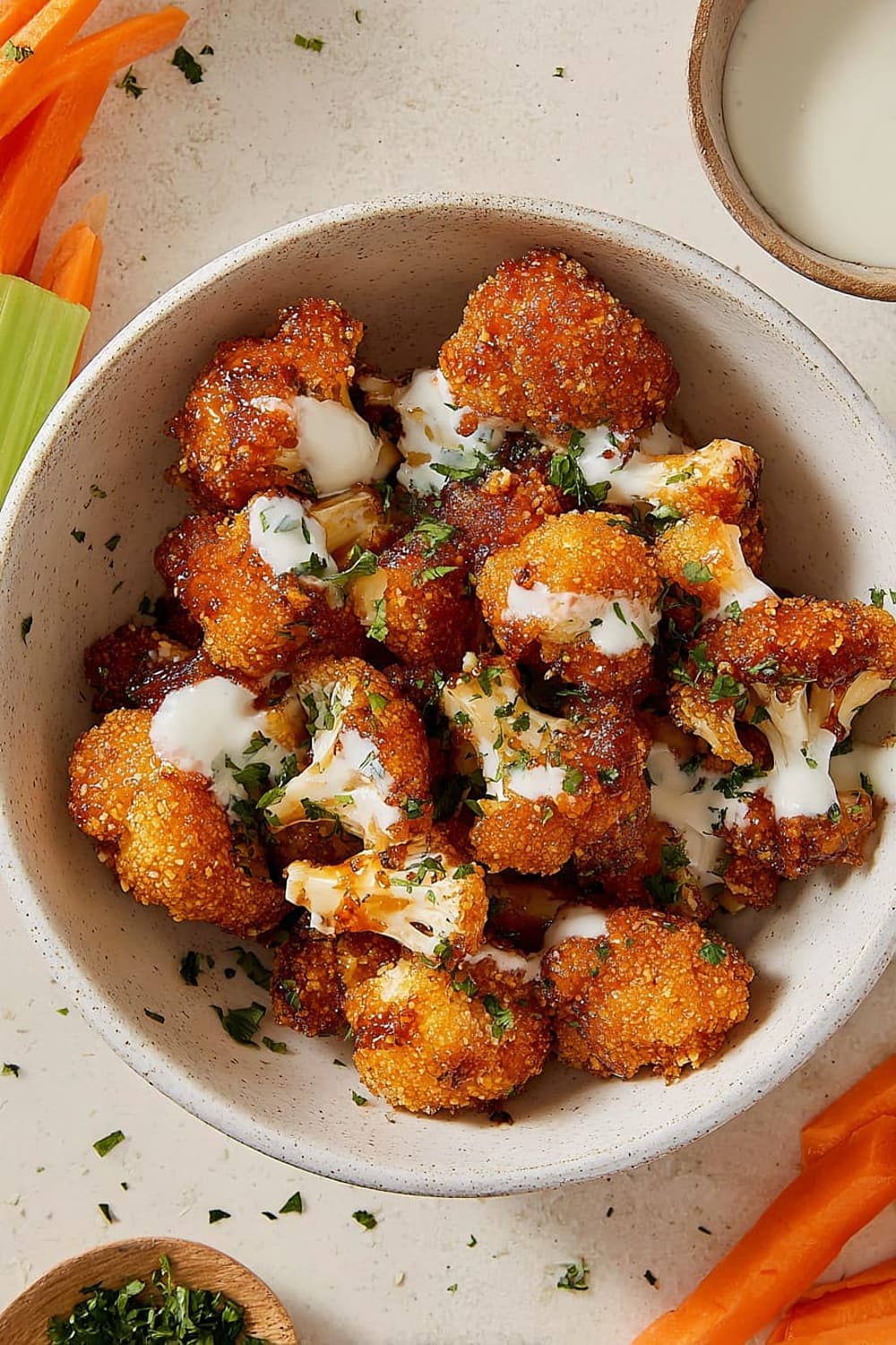 Oven-Roasted Nashville Hot Honey Cauliflower