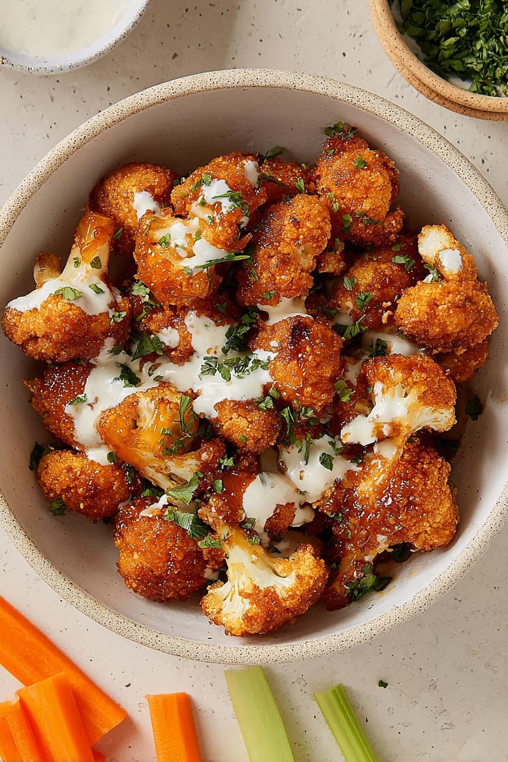 Oven-Roasted Nashville Hot Honey Cauliflower
