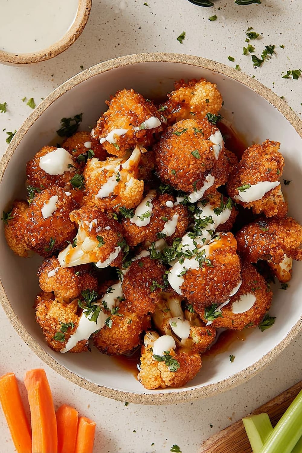Oven-Roasted Nashville Hot Honey Cauliflower