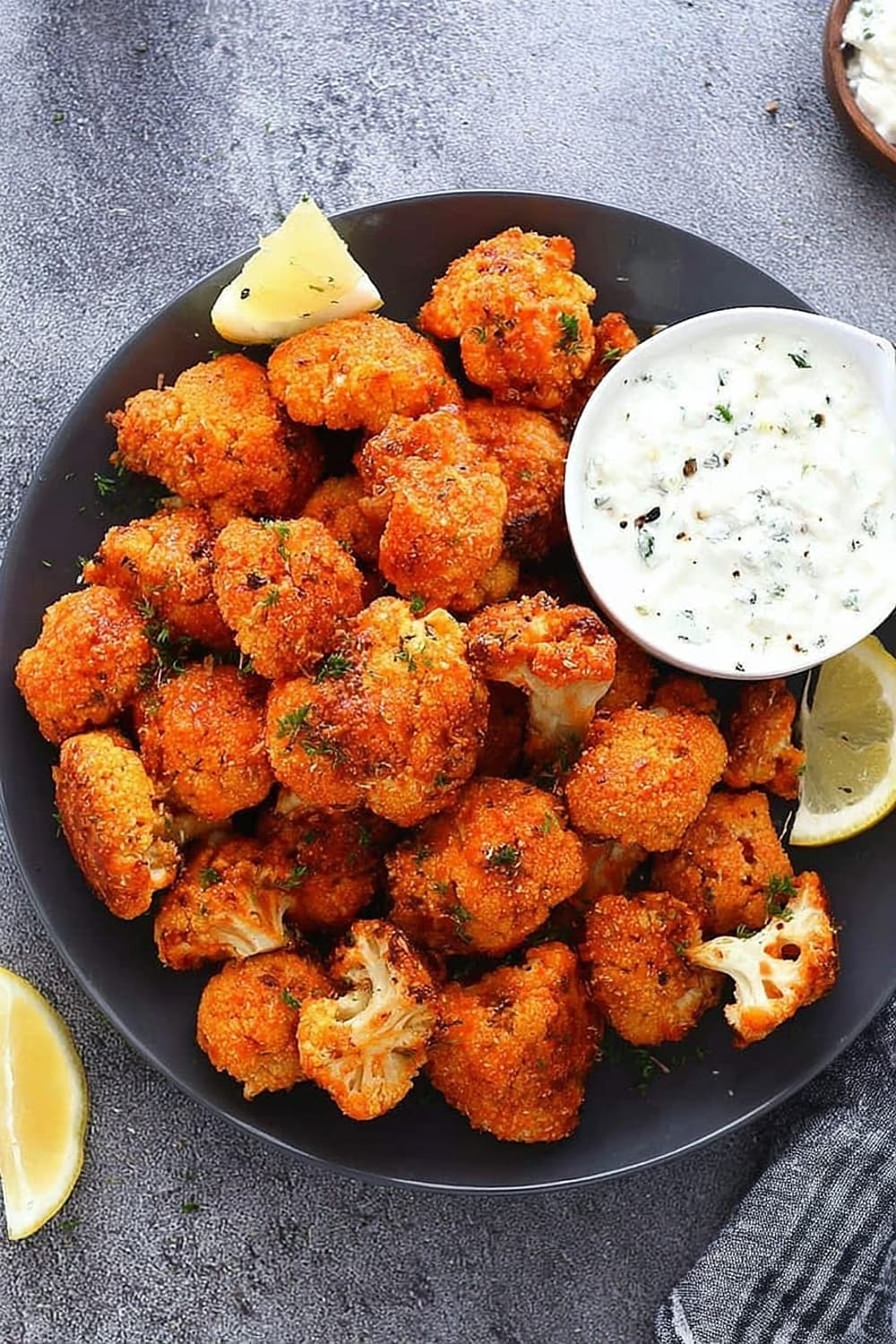 Crispy Buffalo Cauliflower Poppers Recipe