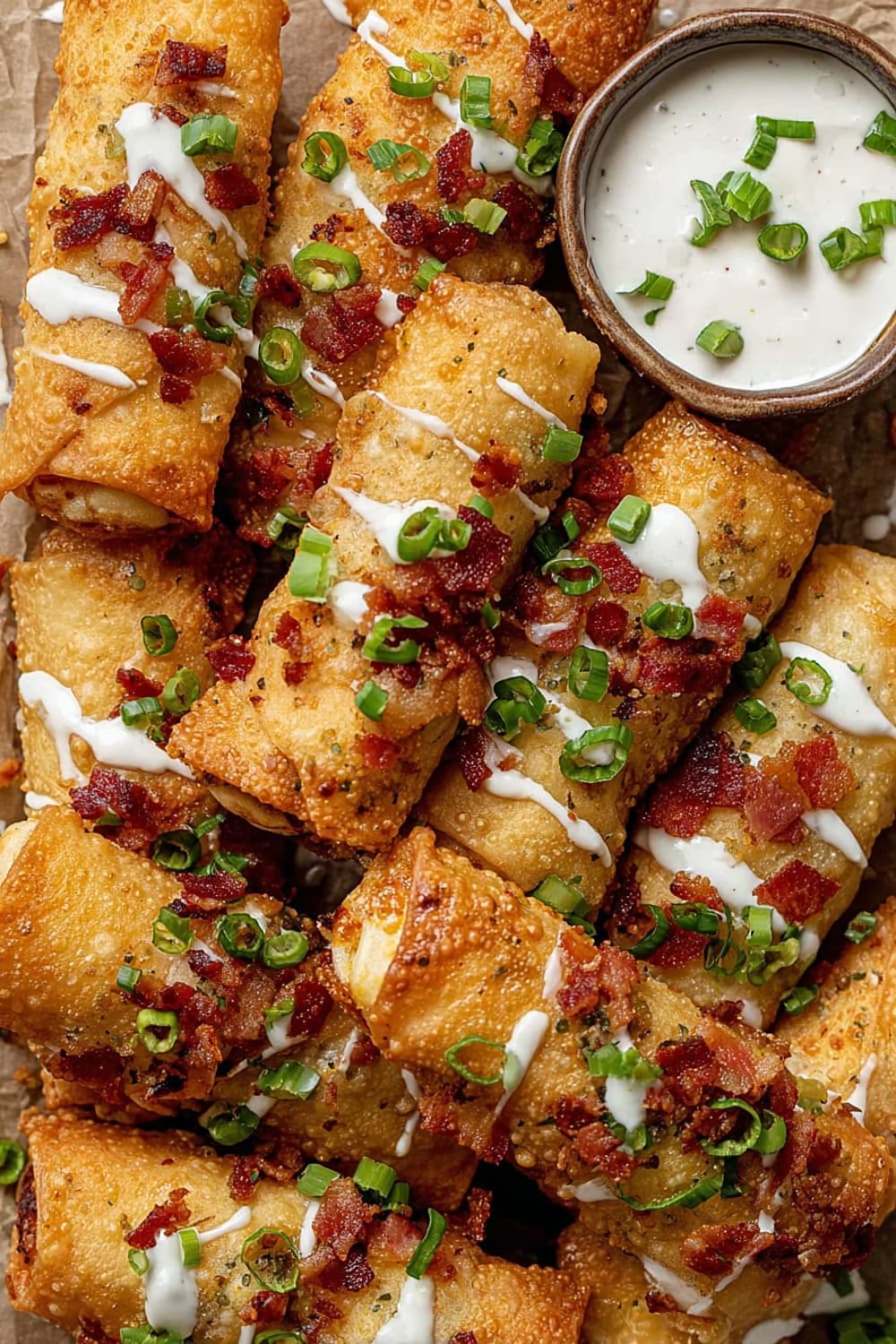 Jalapeno Popper Egg Rolls