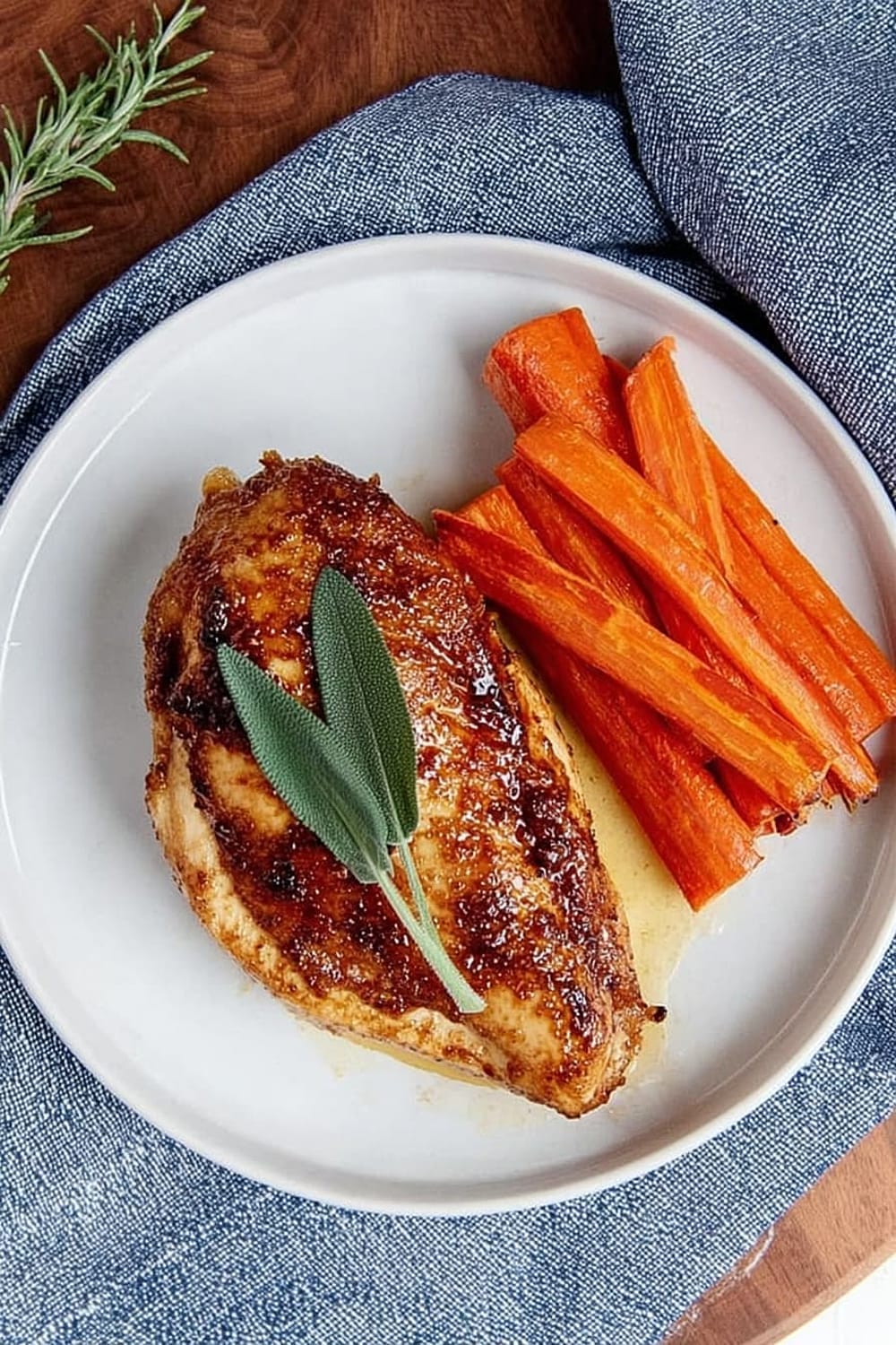 Apple Cider Glazed Chicken Breast with Carrots