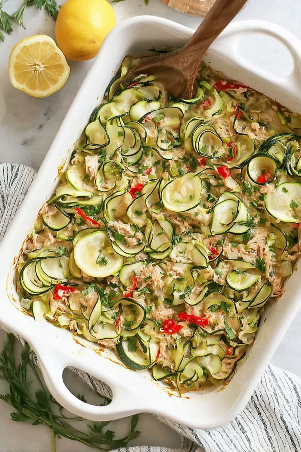 Tuna Zoodle Casserole