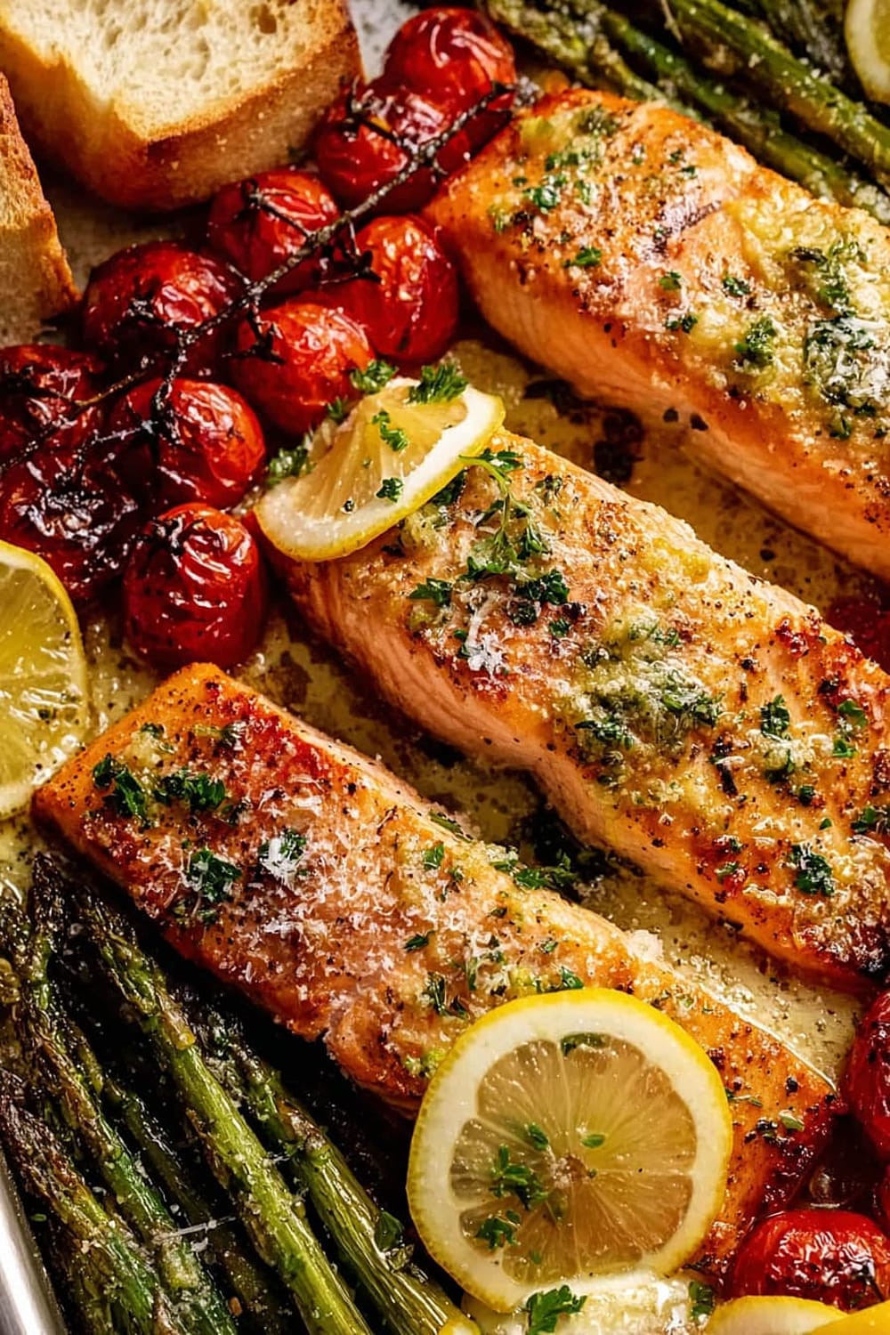 Lemon Garlic Salmon Tray Bake – Easy & Healthy!