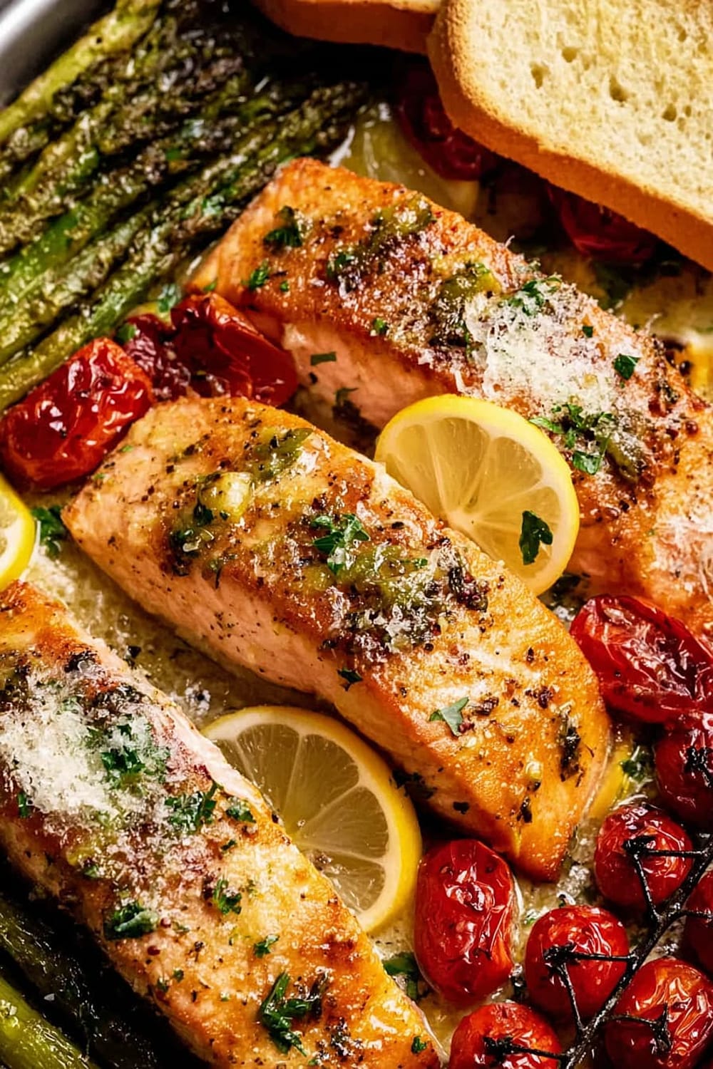 Lemon Garlic Salmon Tray Bake – Easy & Healthy!