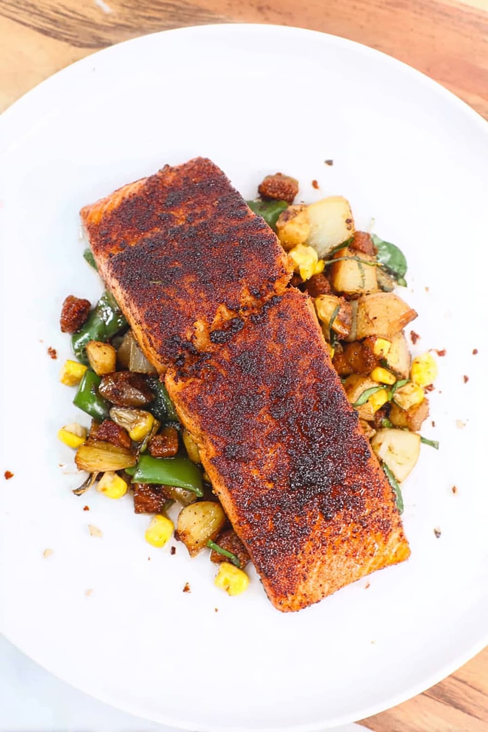 Maple Glazed Salmon w/ Coffee Rub