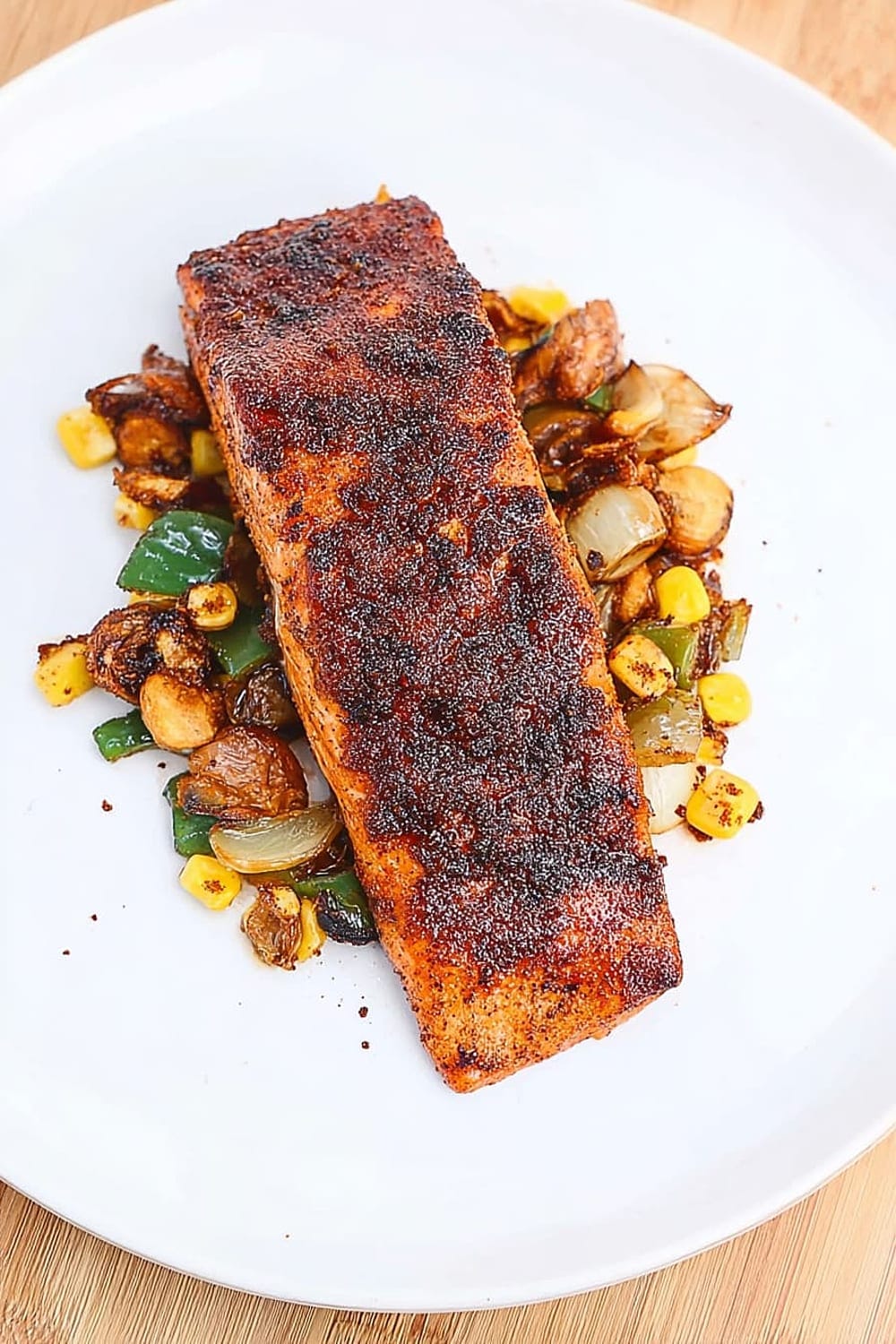 Maple Glazed Salmon w/ Coffee Rub