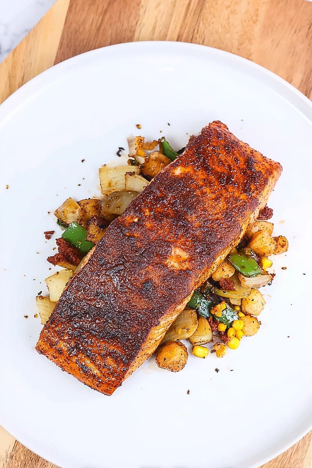 Maple Glazed Salmon w/ Coffee Rub