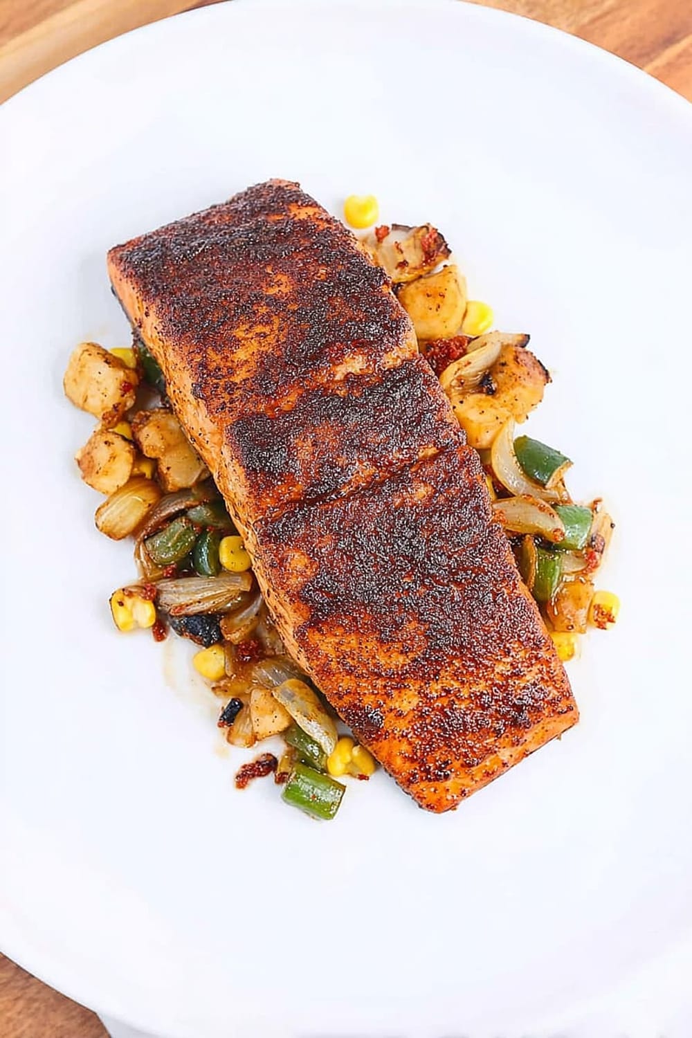 Maple Glazed Salmon w/ Coffee Rub