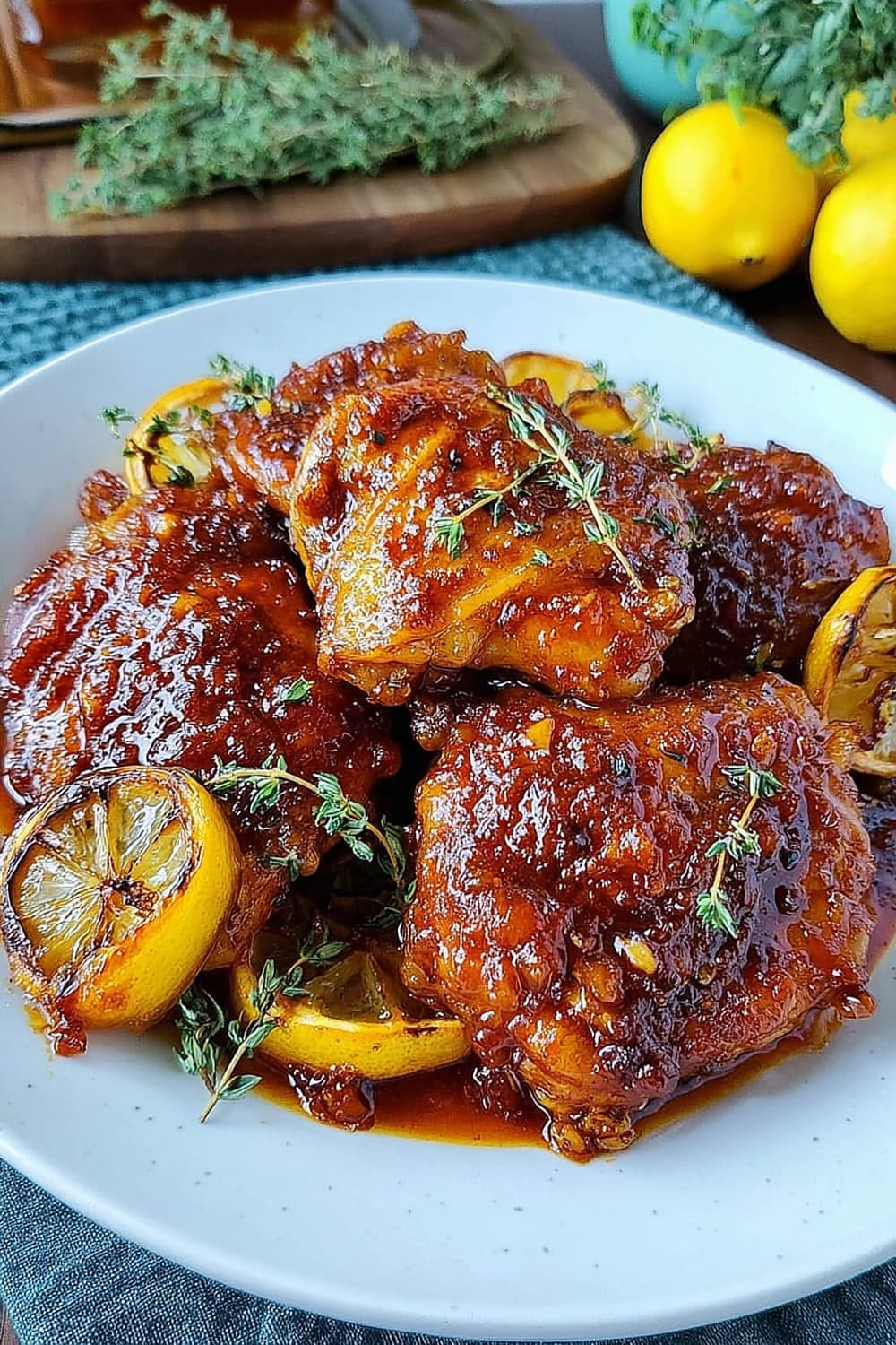 Easy Honey Garlic Lemon Pepper Chicken Thighs