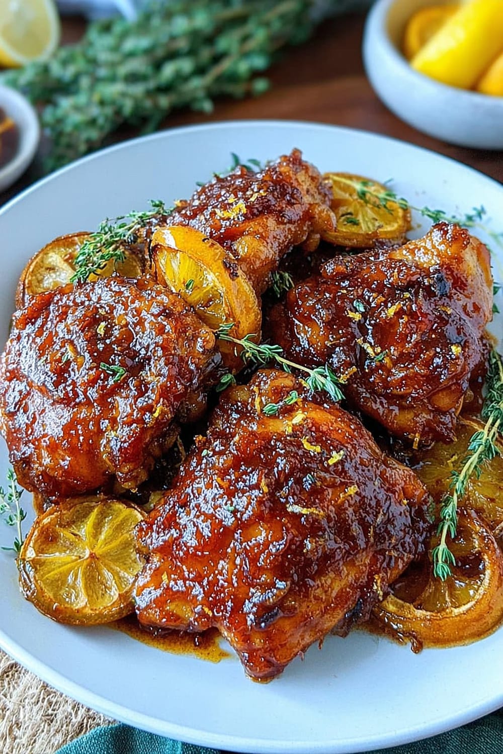 Easy Honey Garlic Lemon Pepper Chicken Thighs