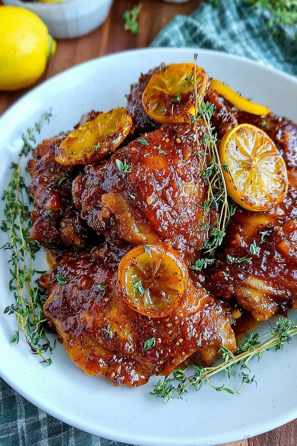 Easy Honey Garlic Lemon Pepper Chicken Thighs