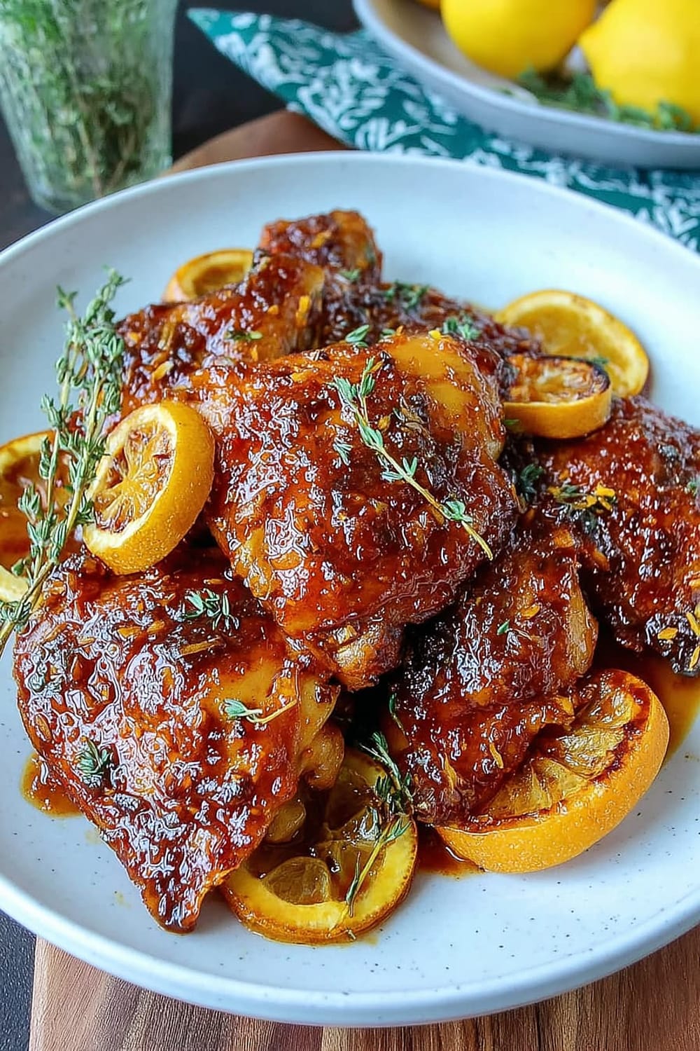Easy Honey Garlic Lemon Pepper Chicken Thighs