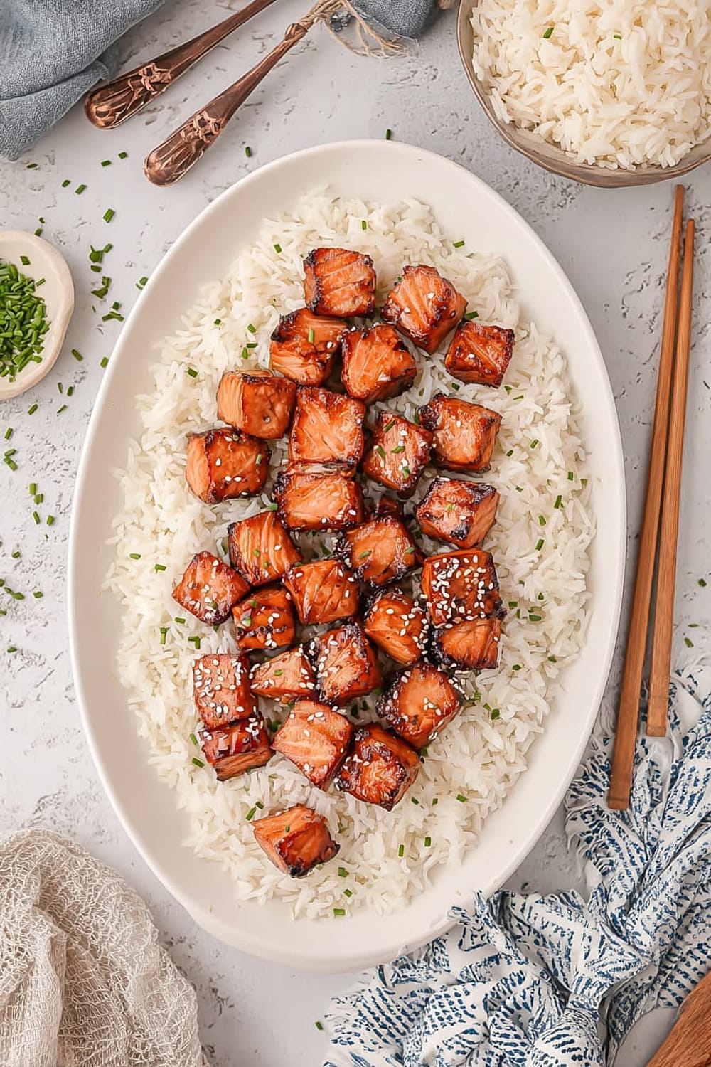 Miso Salmon Bites