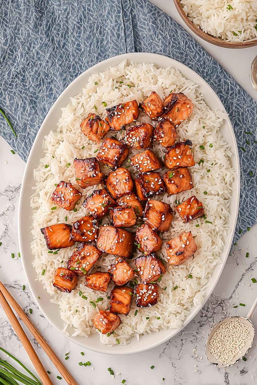 Miso Salmon Bites