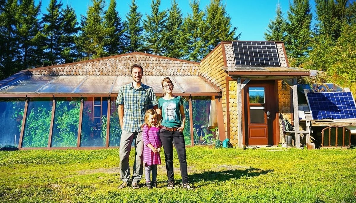 The Stone Earthship That Lets a Family Travel — No Mortgage