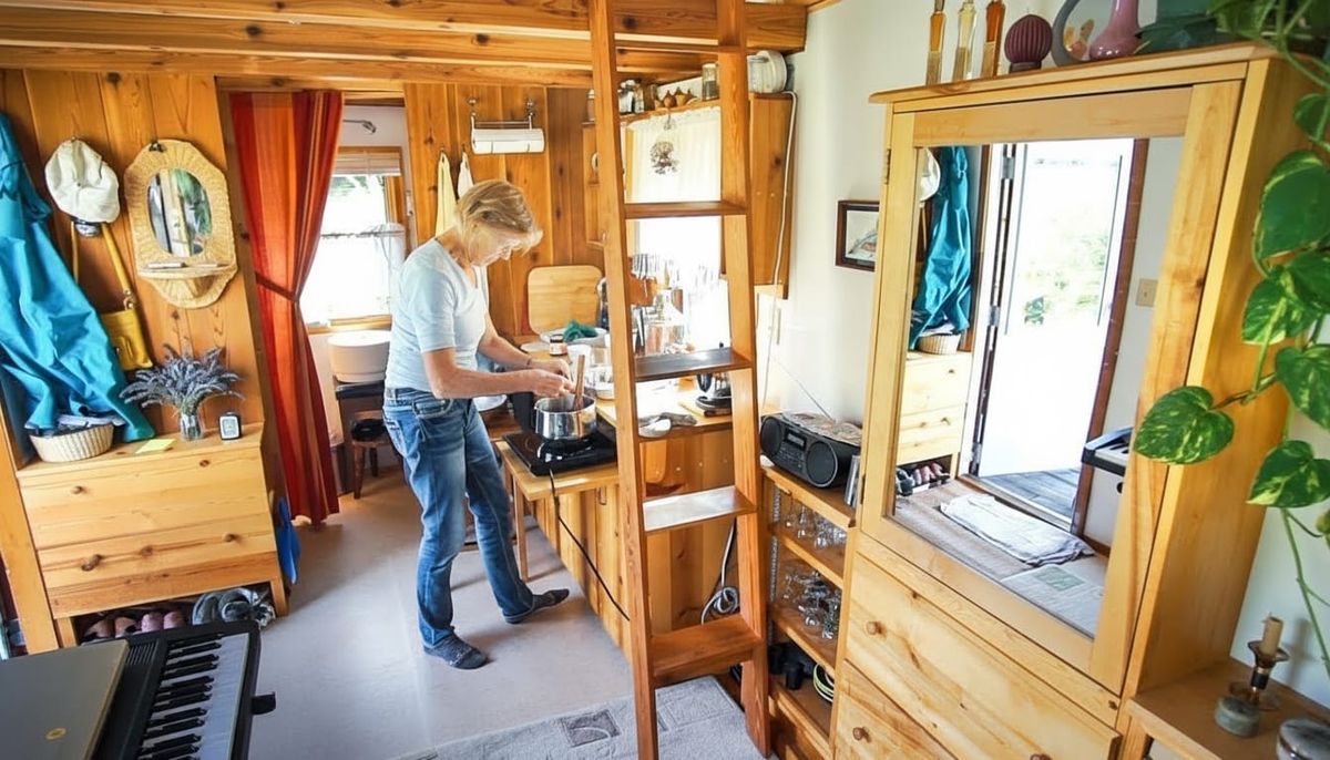 She Built Her Own Tiny House — Living Large on $300