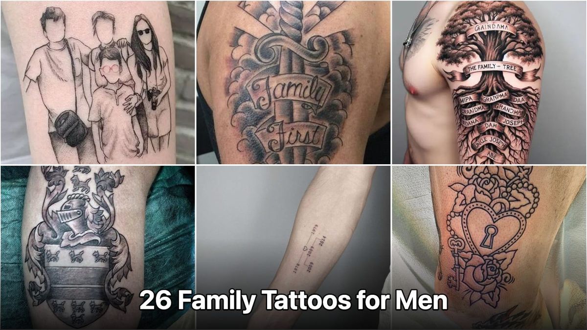 26 Family Tattoos for Men That Actually Hit Home