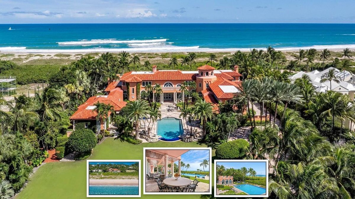 This Mansion Has Its Own Beachfront Cabana and Two Pools