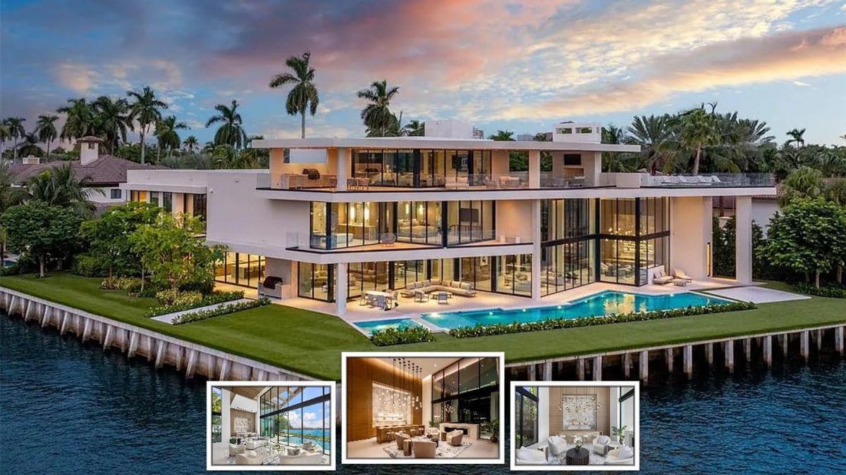 This House Comes With Its Own Mega Yacht Dockage