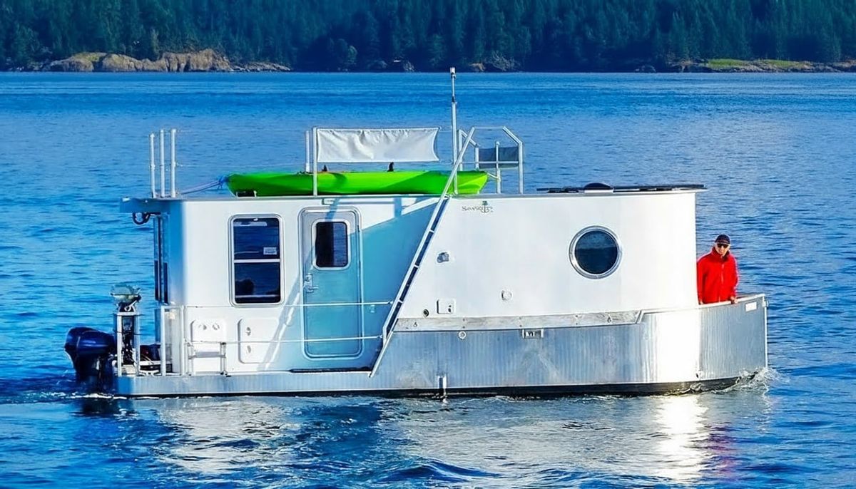 This 26‑Foot Tiny Houseboat Actually Moves — The SeaSuite