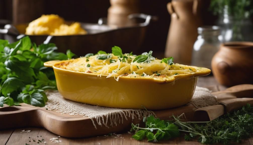 Spaghetti Squash Au Gratin Recipe